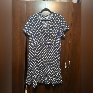 Croft & Barrow Navy Floral Dress